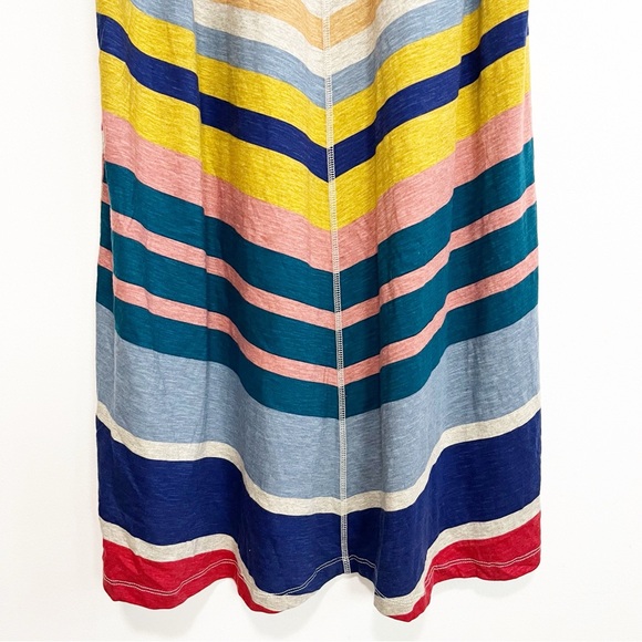 BOGO! NEW Anthropologie Saturday Sunday Chevron Stripe Maxi Dress Large - Picture 7 of 9